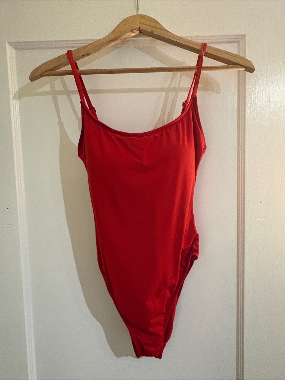 Andie Amalfi Suit - Red Scoop-Neck One-Piece Swimsuit